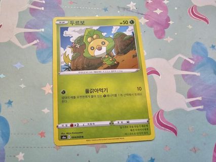 Korean Pokemon Card