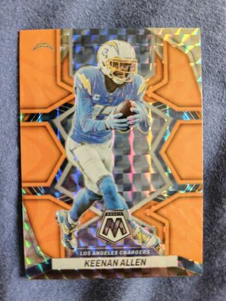 2022 Panini Mosaic Reactive Orange Keenan Allen