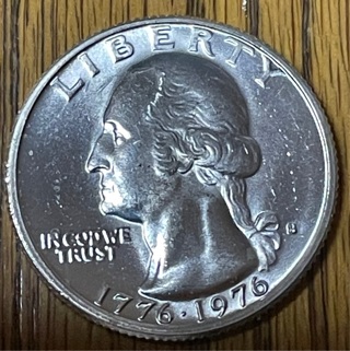 1976 S Silver Washington Quarter Dollar BU Proof 40% Silver 