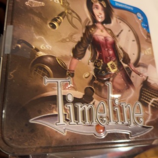 “Time-Line” card game set n case 