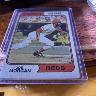 1974 topps Joe Morgan baseball card 