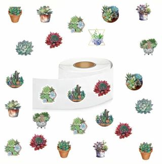 ✨(10) 1" SUCCULENT STICKERS!!