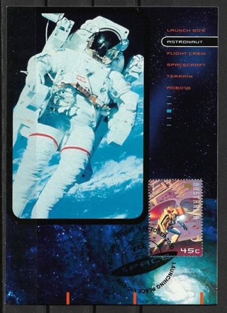 2000 Australia Sc1910 Space: Astronaut maxi card