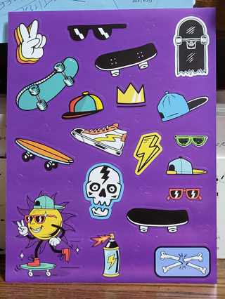 Paper Sticker Sheet