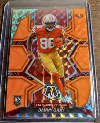  2022 Panini Mosaic Mosaic Reactive Orange Danny Gray