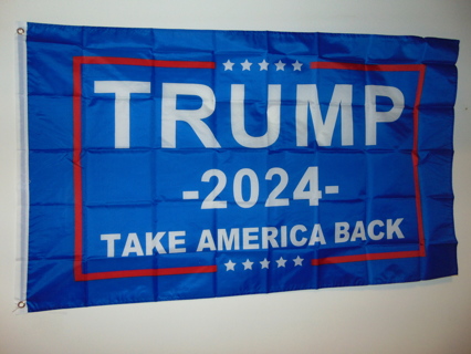 TRUMP 2024 TAKE AMERICA BACK 3x5 Ft Polyester Flag 