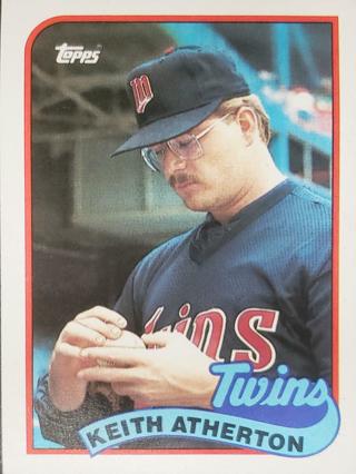 Keith Atherton 1989 Topps Minnesota Twins