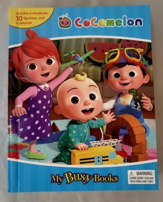Cocomelon Busy Book with figurines and playmat