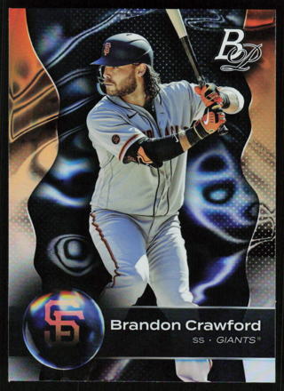 2023 Bowman Platinum  #3 Brandon Crawford San Francisco Giants Baseball Card