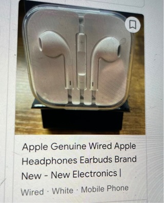 Apple ear phones 