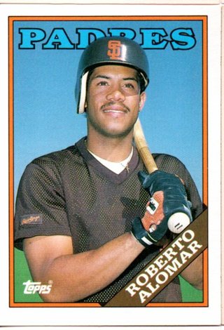 1988 Topps Traded Roberto Alomar Rookie HOF