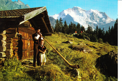 Vintage Postcard Switzerland