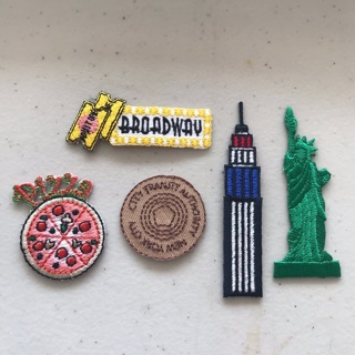 REDUCED NYC Landmark Appliqués for Scrapbooking, Free Mail