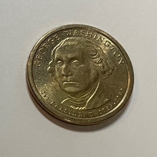 George Washington Gold Presidential One Dollar!