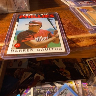 1986 topps Darren Daulton rookie baseball card 