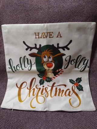 Christmas Decorative Pillowcase - holly Jolly