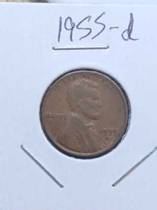 1955-D Lincoln Wheat Penny! 27