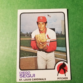 1973 - TOPPS BASEBALL CARD NO. 383 - DIEGO SEGUI - CARDINALS