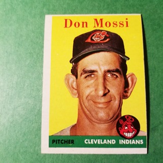 1958 - TOPPS BASEBALL CARD NO. 35 - DON MOSSI  - INDIANS