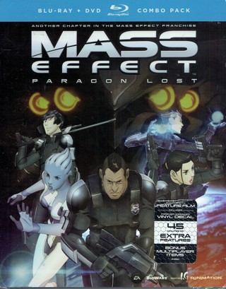 Mass Effect Paracon Lost Blu-ray + DVD Combo Pack Brand New & Sealed