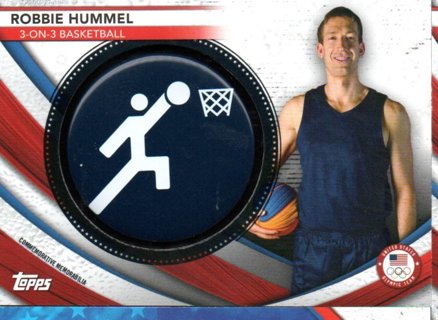 2020 Topps Olympics Robbie Hummel Insignia Card 13.50