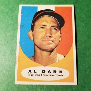 1961 - TOPPS BASEBALL CARD NO. 220 - AL  DARK MGR.- GIANTS