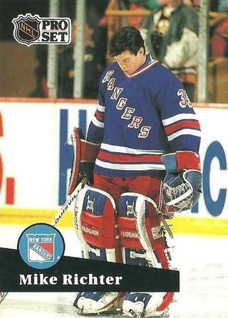 Tradingcard - NHL - 1991-92 Pro Set #161 - Mike Richter - New York Rangers