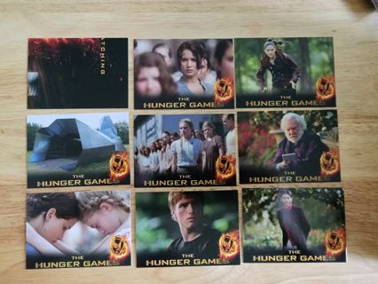 9 Hunger Games cards
