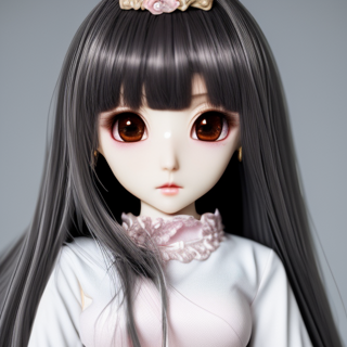 Listia Digital Collectible: [A17] Porcelain Doll Collection: #012