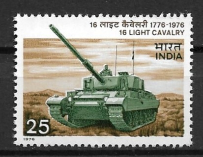 1976 India Sc714 16th Light Cavalry MNH
