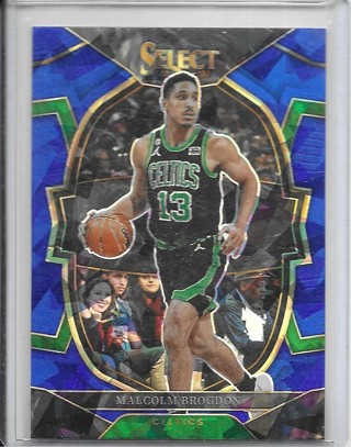 Malcolm Brogdon 2022-23 Select Prizm Blue Cracked Ice #11