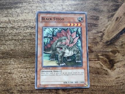 Yu-Gi-Oh Card Black Stego 1st Edition NM