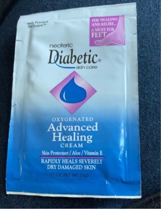 Diabetic Advance Healing Cream Sample