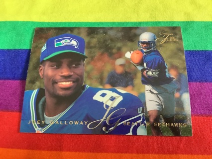 LAST RELISTJoey Galloway Seattle Seahawks Flair 95 Fleer 1995 Rare Football Card #197