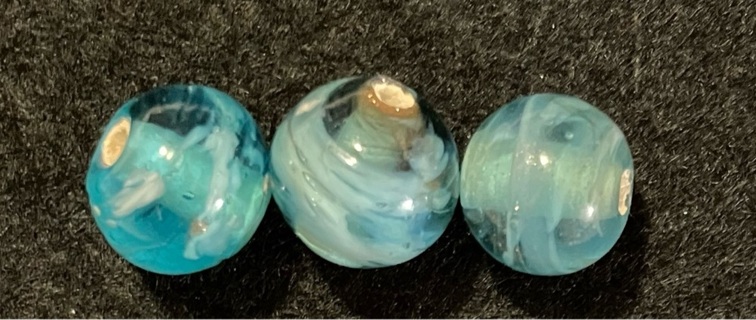 3 Lampwork Beads