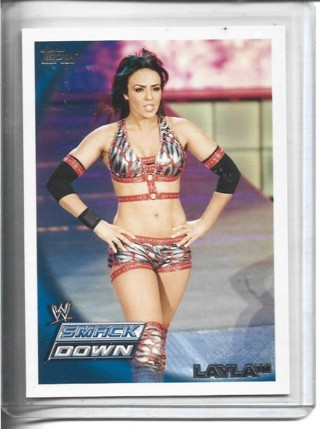 2010 Topps WWF/WWE Layla #2 Card