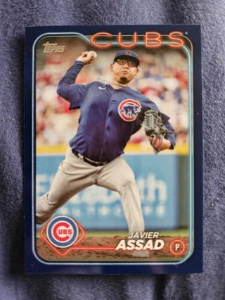 2024 Topps Royal Blue Javier Assad