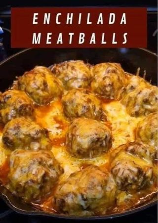 enchilada meatballs recipe