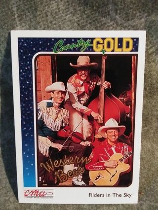 Country Gold Trading Card Riders In The Sky