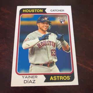 2023 Topps Heritage - [Base] #262 Yainer Díaz