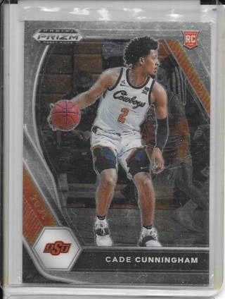 Cade Cunningham 2021-22 Prizm Draft #1 Rookie Card