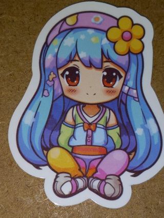 Kawaii Cute new one nice vinyl laptop sticker no refunds regular mail very nice quality