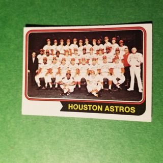 1974 - TOPPS BASEBALL CARD NO. 154 - HOUSTON TEAM - ASTROS - EXMT/NRMT