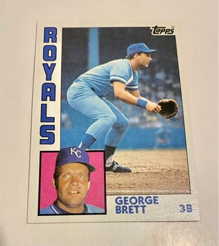 George Brett 1984 Topps Baseball Card