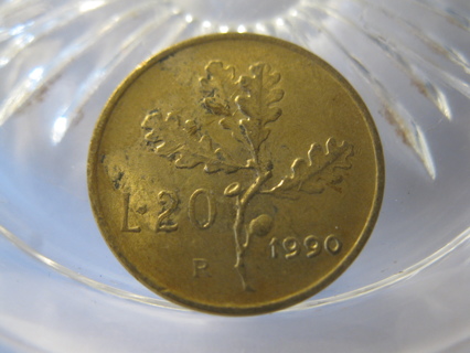 (FC-381) 1990 Italy: 20 Lire