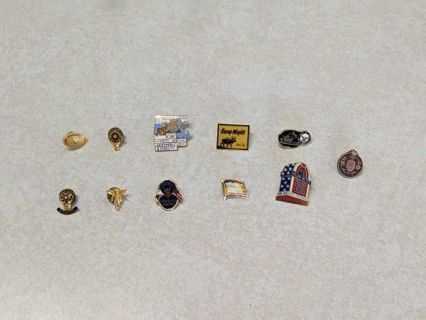 Lot of 11 collector pins