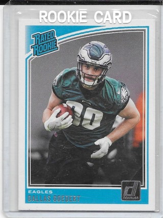 Dallas Goedert 2018 Donruss #347 Rated Rookie 