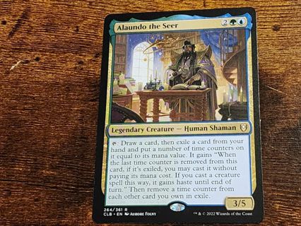 Magic the gathering mtg Alaundo the seer rare Baldurs Gate