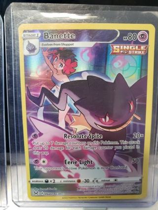 Pokémon Card Full Art Holo Banette