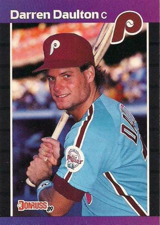 Tradingcard - 1989 Donruss #549 - Darren Daulton VAR - Philadelphia Phillies 